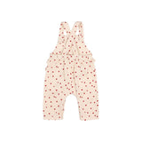Buho Cream Pink Mini Cuore Dungaree