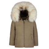 Pramie Beige Knit Coat