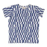 Lil Legs Blue Checked Tee