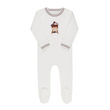 Ely's & Co Ivory/Pink Scottish Collection Footie