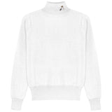 Gem Cream Turtleneck With Brooch