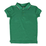 Lil Legs Bright Green Double Stripe Polo