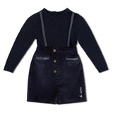 La Nina Navy Corduroy Vest Set