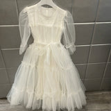 Pernille White Tulle Gown