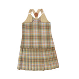 Bace Collection Camel Pleated Vest Dress