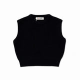 Teela Black Knit Vest