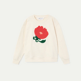 Compania Fantastica Off White Flower Sweatshirt