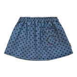 Piupiuchick Washed Blue Denim Heart Skirt