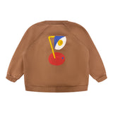Piupiuchick Brown Logo Captain Sweatshirt