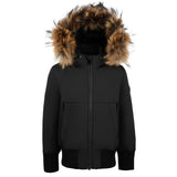 Pramie Black Matte Zipper Coat