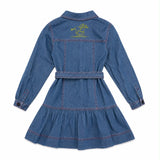 Cottier Blue Aria Dress