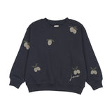 Analogie Navy Olive Patch Sweatshirt