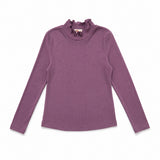 Teela Purple Mockneck