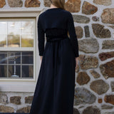 Bonjour Black Double Back Tie Maxi