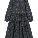 Kiera Blue Floral Shirtdress