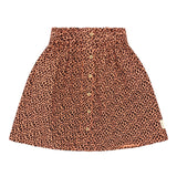 Piupiuchick Pink Animal Print Skirt