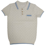 Kipp Blue Indigo Knit Top