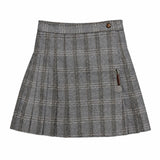 Sweet Threads Grey Plaid Skirt