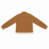 Twinset Iced Coffee Trim Turtleneck