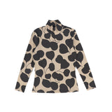 Valentina Brown Print Turtleneck
