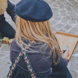 Madeline Denim Floral Embroidered Jumper