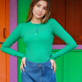Luna Mae Green Mae Tee