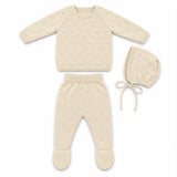 Carmina Butter Textured Knit Set