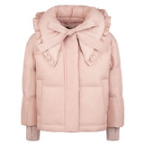 Pramie Mauve Collared Bow Coat