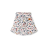 Birnham On The Sea Rainbow Leopard Denim Skirt