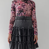 Steph Blurred Floral Print Top