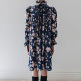 Steph Lilac Floral Print Cord Dress
