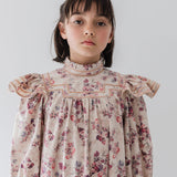 Steph Antique Floral Print Cord Dress
