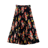 Elle Oh Elle Black Flowers Klara Skirt