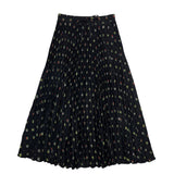 Zaikamoya Black Small Flowers Klara Skirt