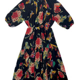 Elle Oh Elle Black Print Bella Dress