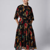 Elle Oh Elle Black Print Bella Dress