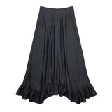 Elle Oh Elle Black Denim Celine Skirt