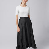 Elle Oh Elle Black Denim Celine Skirt