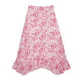 Elle Oh Elle White/Pink Floral Celine Skirt