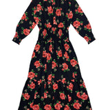 Elle Oh Elle Black Flower Amber Dress