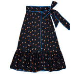 Elle Oh Elle Black Floral Raquel Skirt