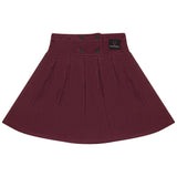 Calla Lili Cranberry Pleated Skirt