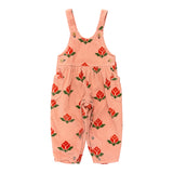 Piupiuchick Pink Flower Overalls