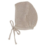 Lilette Oat Chunky Knit Bonnet