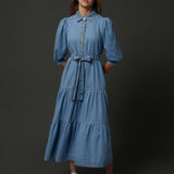 Zaikamoya Denim Scarlett Dress