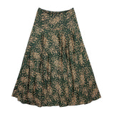 Zaikamoya Green Floral Colette Skirt