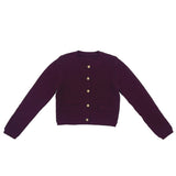 Zaikamoya Plum Paulina Cardigan