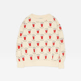 Weekend House Sand Popcorn All Over Sweatshirt