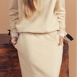 Teela Beige Pull Girl Top