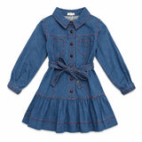 Cottier Blue Aria Dress